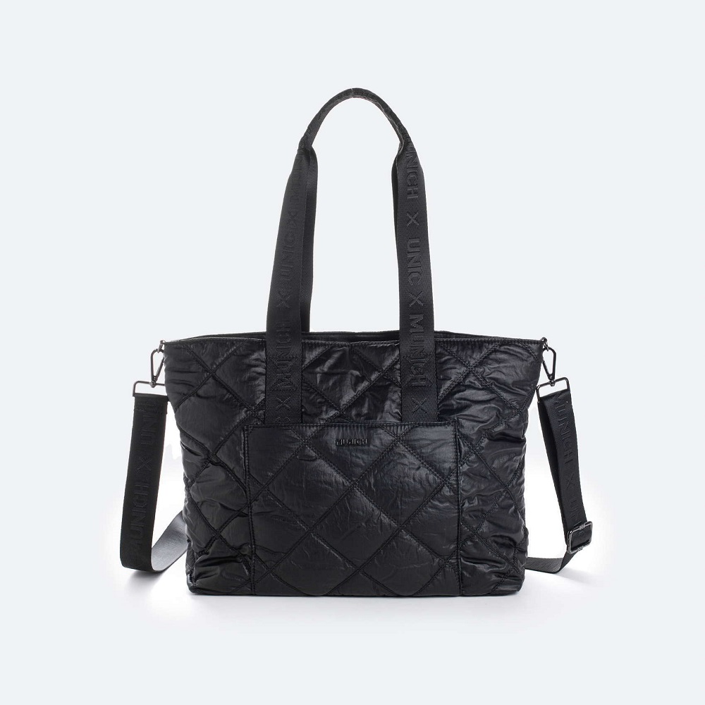 Bolso shopper acolchado Munich 70530 Negro