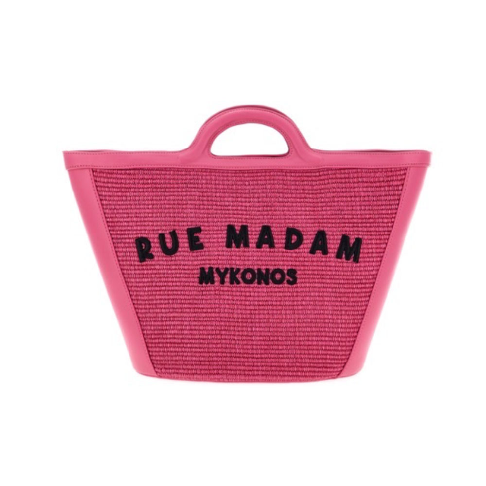 Bolso capazo rafia Rue Madam Malibu XL