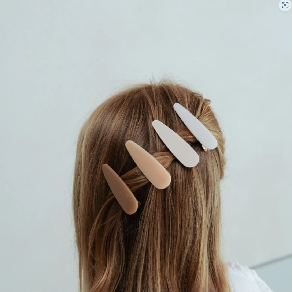 Clips de pelo en tonos neutros para niña Mimi&Lula - Elegancia y simplicidad para cualquier peinado foto 2