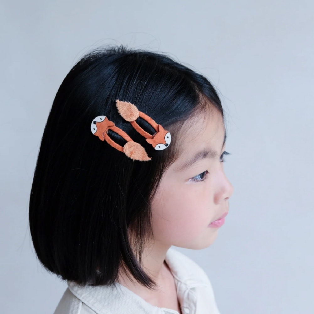 Clips de pelo con diseño de zorros para niña Mimi&Lula - Un toque divertido y encantador foto 4