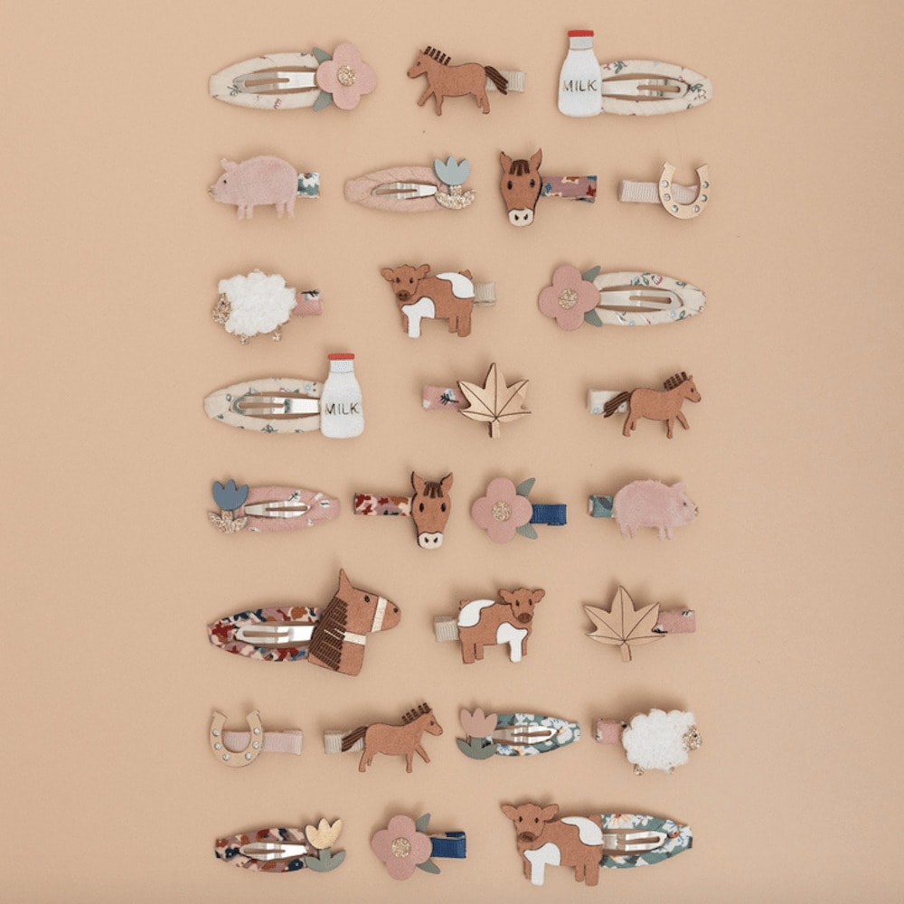 Pinzas de pelo granja para niña Mimi&Lula - Animales y diversión en cada peinado foto 3