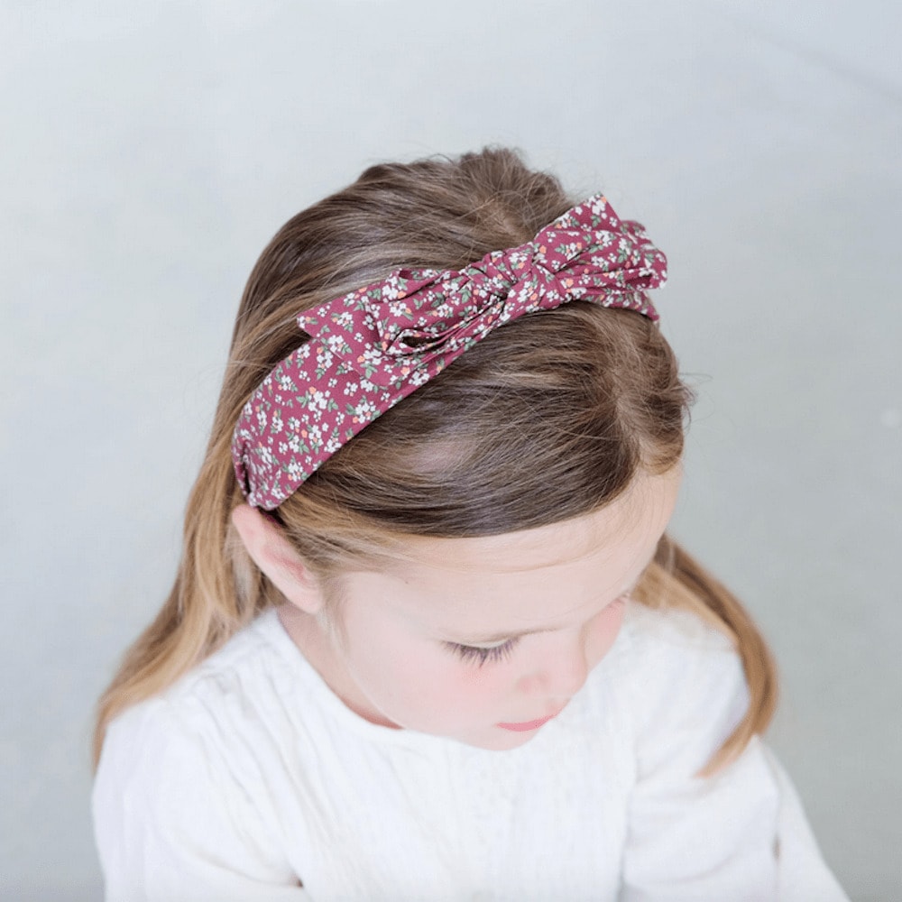 Diadema de pelo floral rosa para niña Mimi&Lula - Elegancia y comodidad foto 2