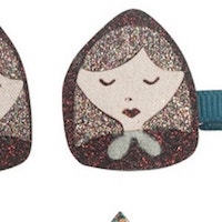 Horquillas Pequeño Jinete Rojo Mimi&Lula – Set de horquillas para niñas con personajes de cuento foto 5