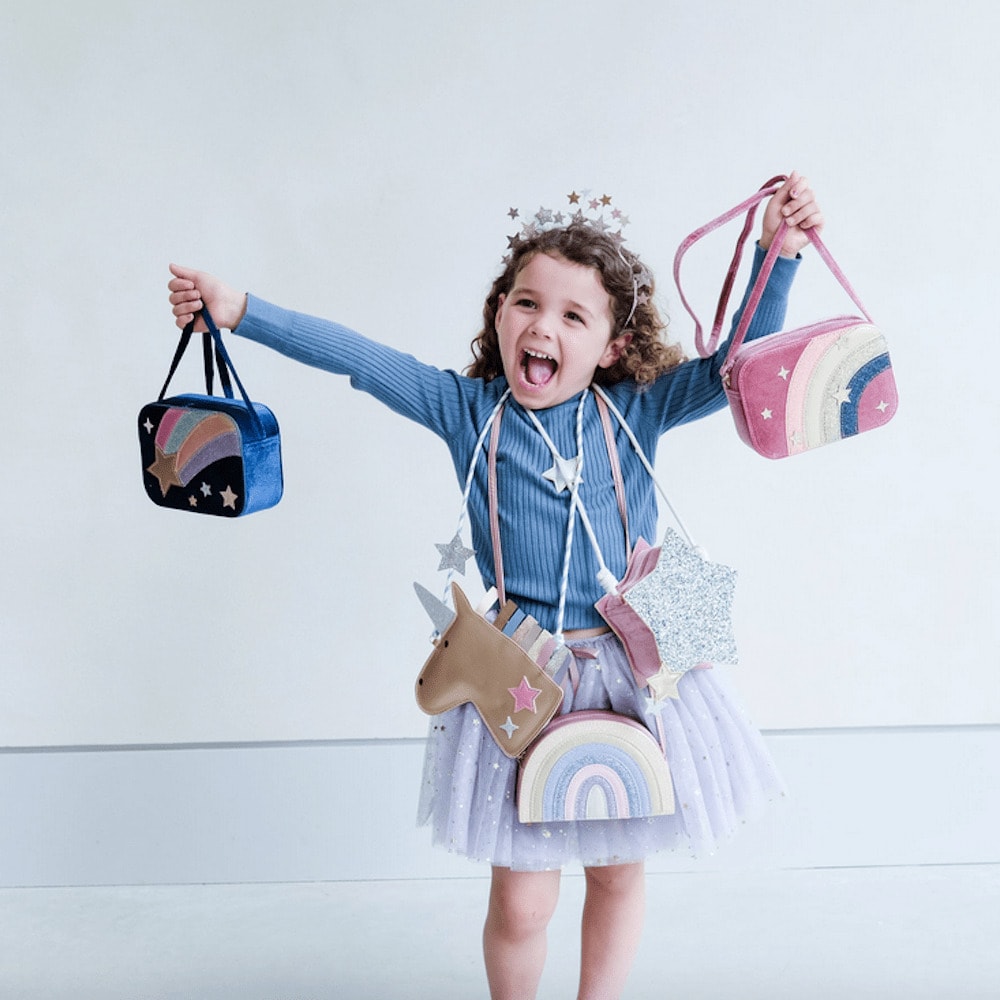 Bolso Estrella Glitter Plata para Niña de Mimi&Lula | Complementos Infantiles Carrilé foto 3