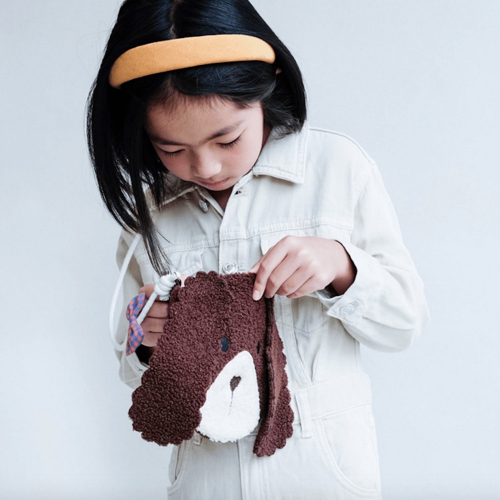Bolso Perro Marrón para Niña de Mimi&Lula | Complementos Infantiles Carrilé foto 3