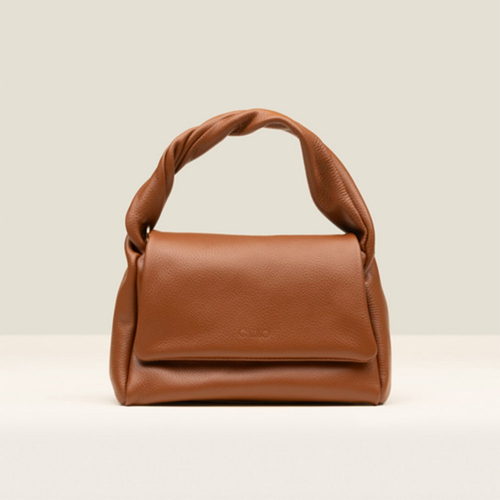 Bolso cuero piel solapa Gaimo Vico