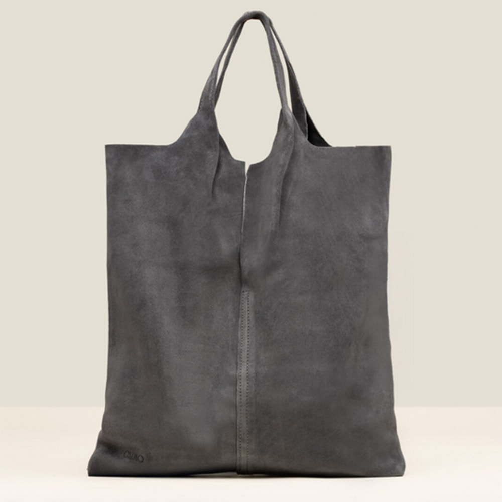 Bolso serraje gris asas Gaimo Cosme