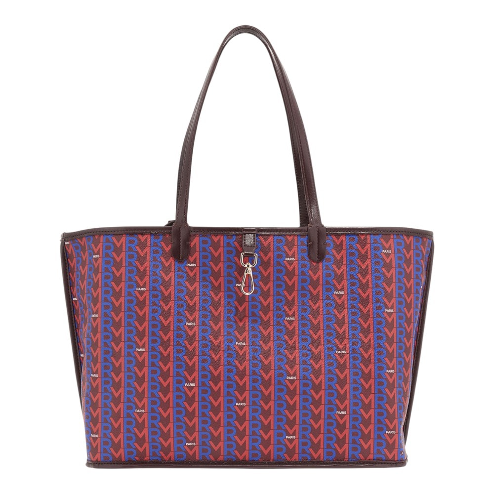 Bolso shopping granate Rue Madame Paris – reversible con neceser a juego foto 3