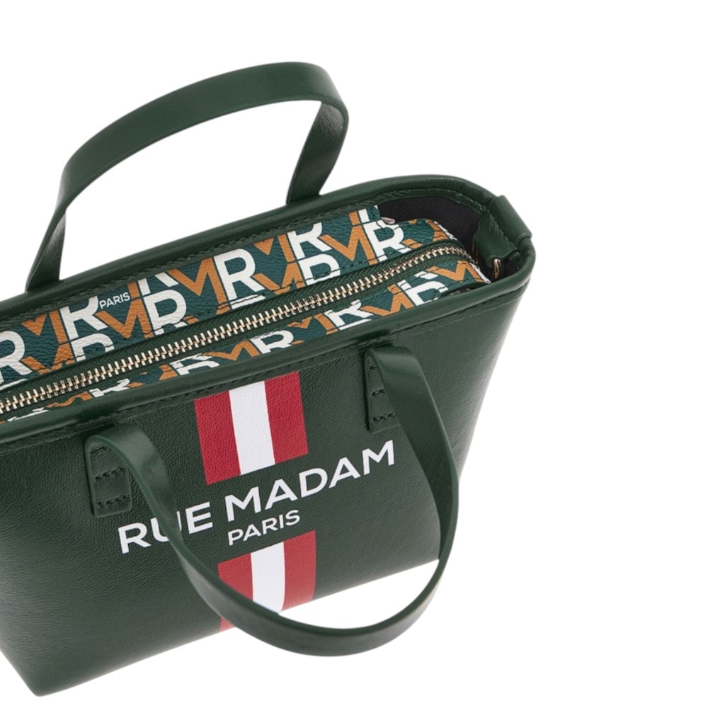 Bolso mini shopping verde Rue Madame Paris – compacto y con estilo foto 2
