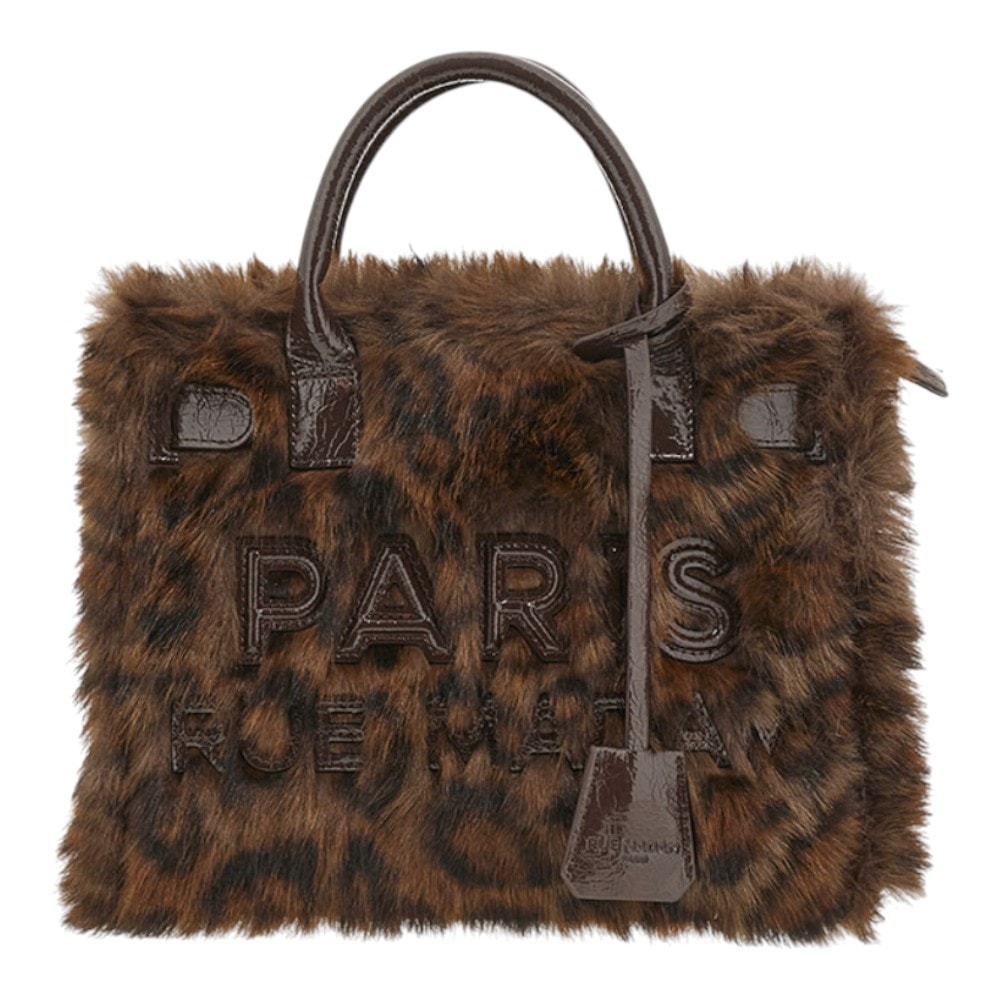 Bolso tote pelo animal print Rue Madam 1510 Alaska