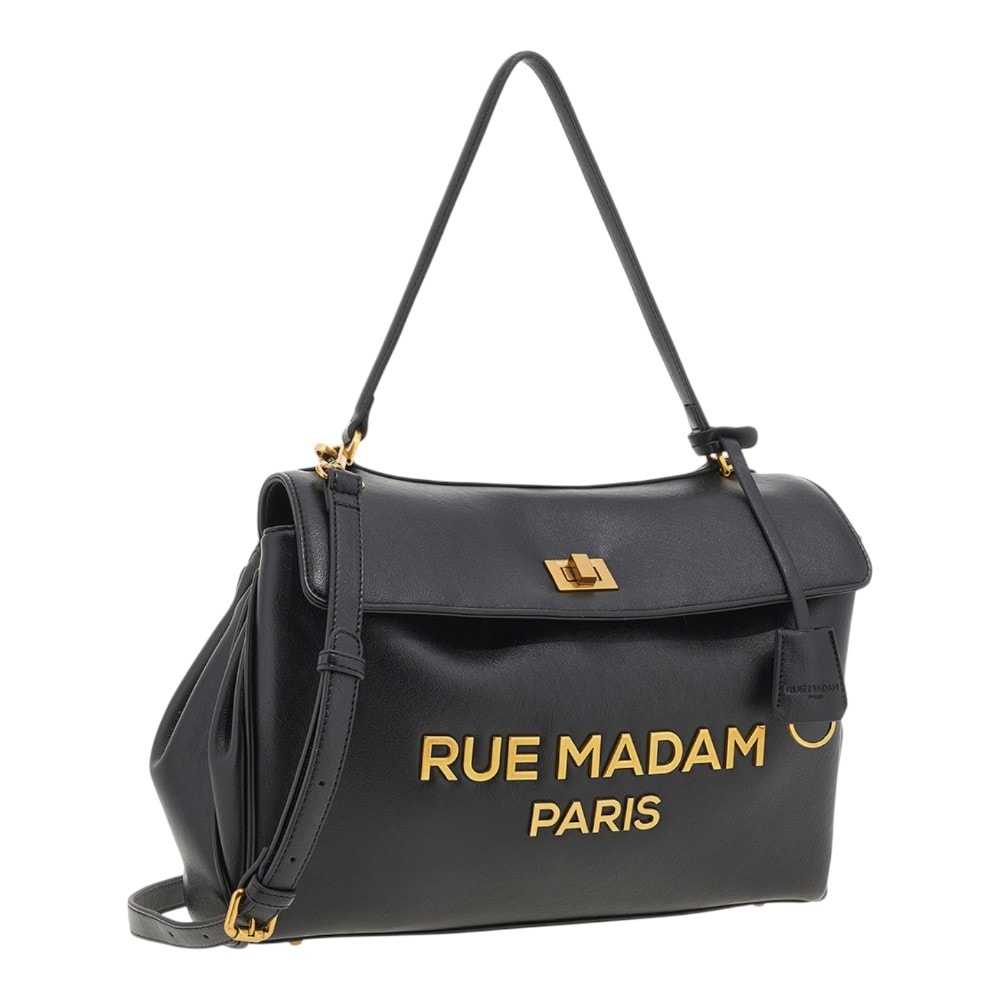 Bolso bandolera grande negro Rue Madame Paris – elegante y funcional foto 2