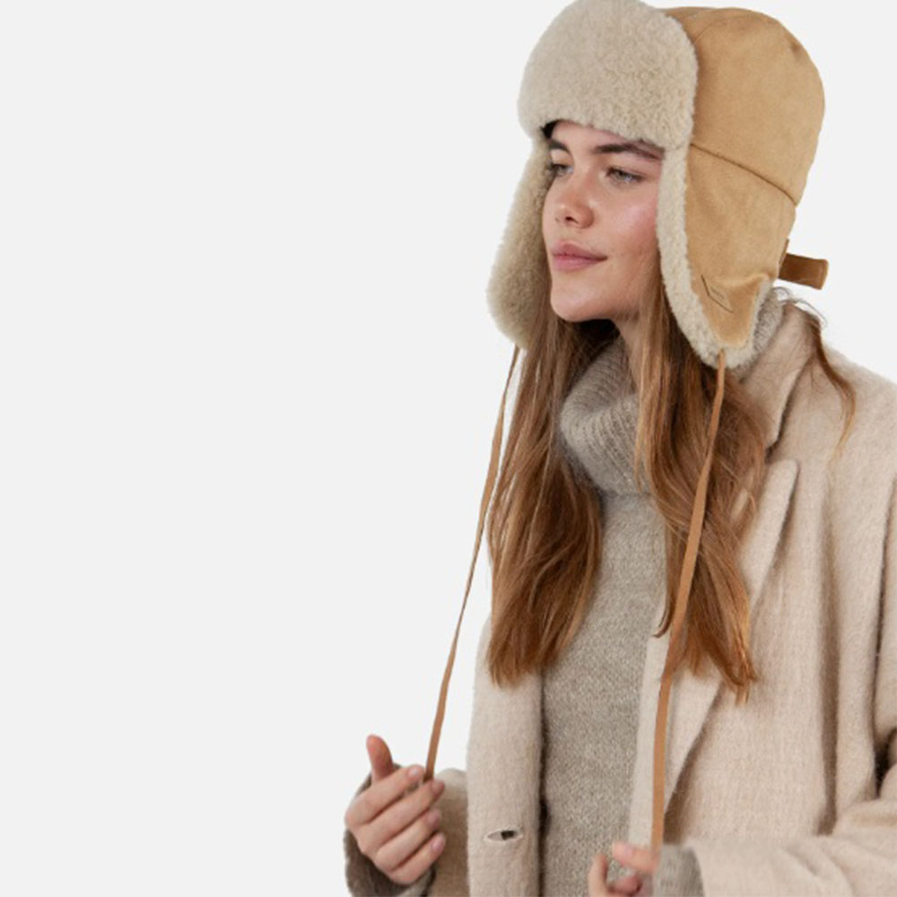 Gorro invierno mujer beige tipo aviador – Barts | Carrilé foto 3