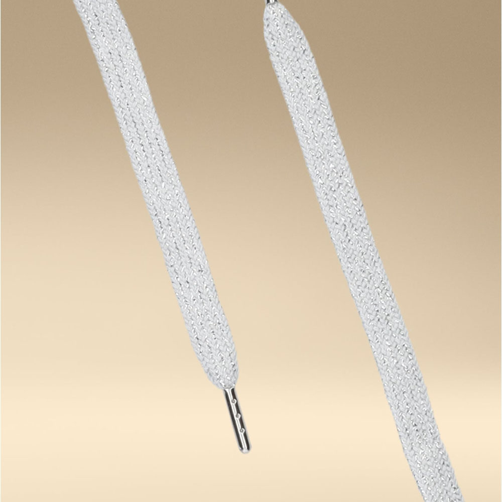 Cordones Gamin Bibilou plata hilos brillantes 03CRD014