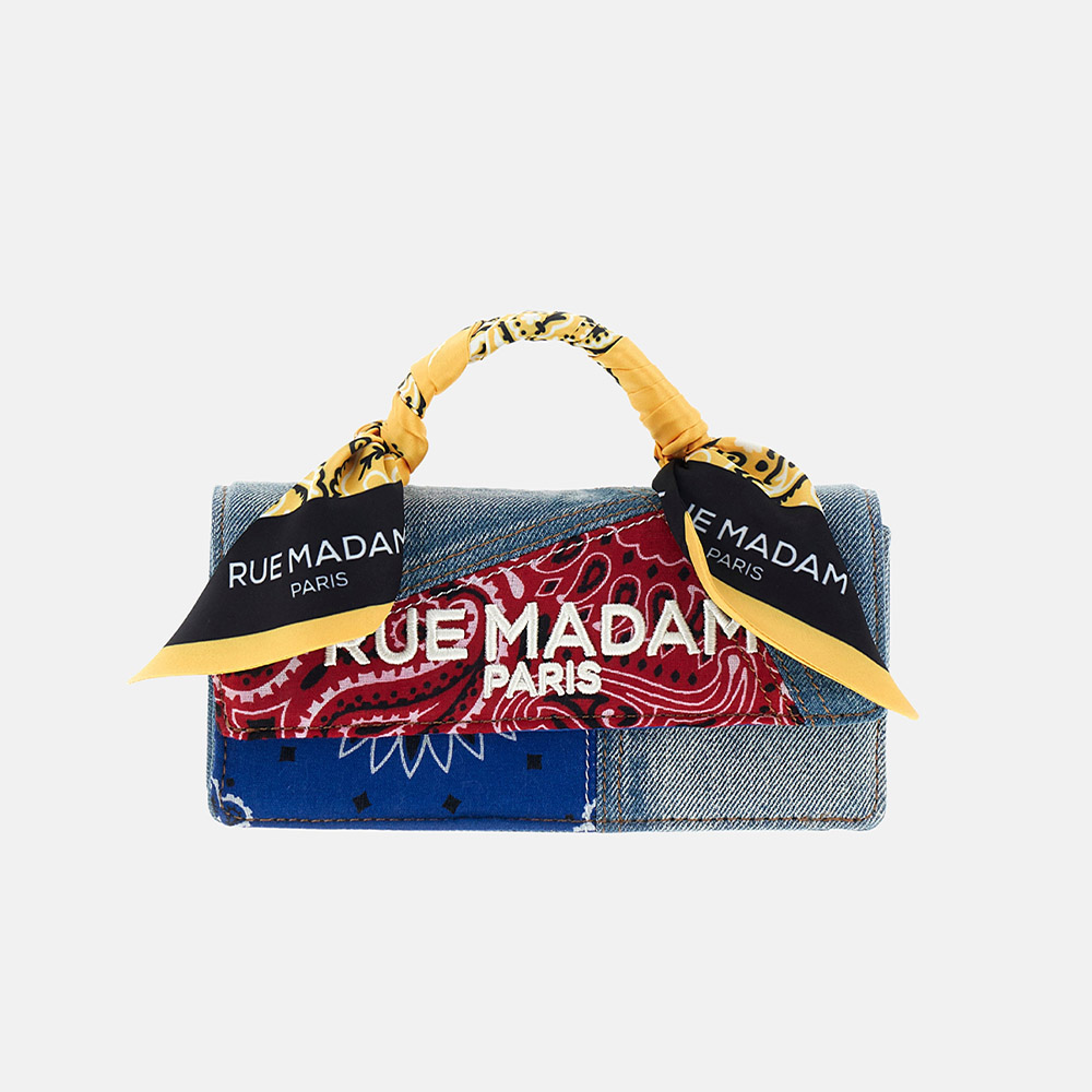 Bolso bandolera denim estampado Rue Madam Paisley