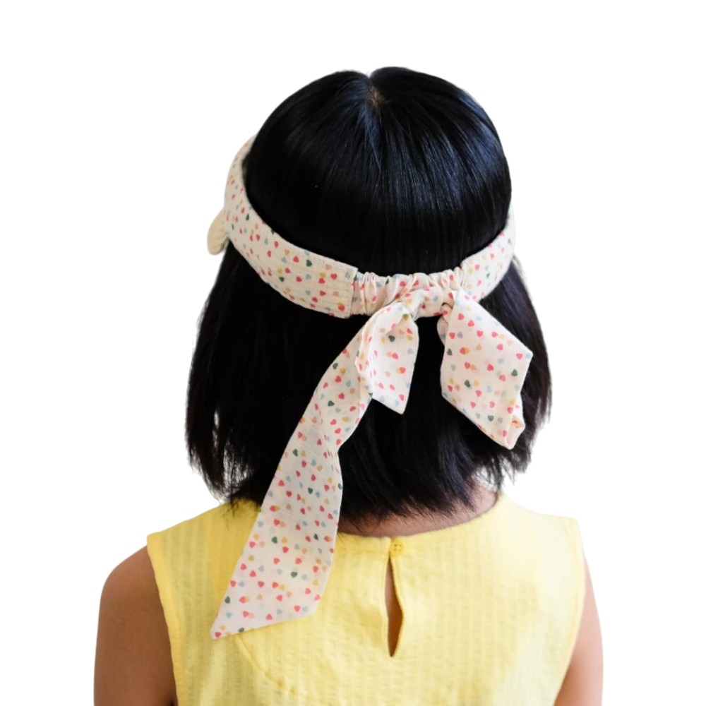 Visera rafia niña pañuelo Mimi&Lula foto 4