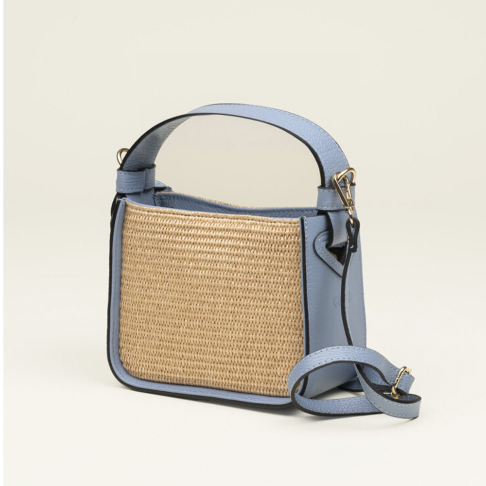 Gaimo Bolso Rafia Mano y Bandolera | Elegancia Natural para Mujer foto 4
