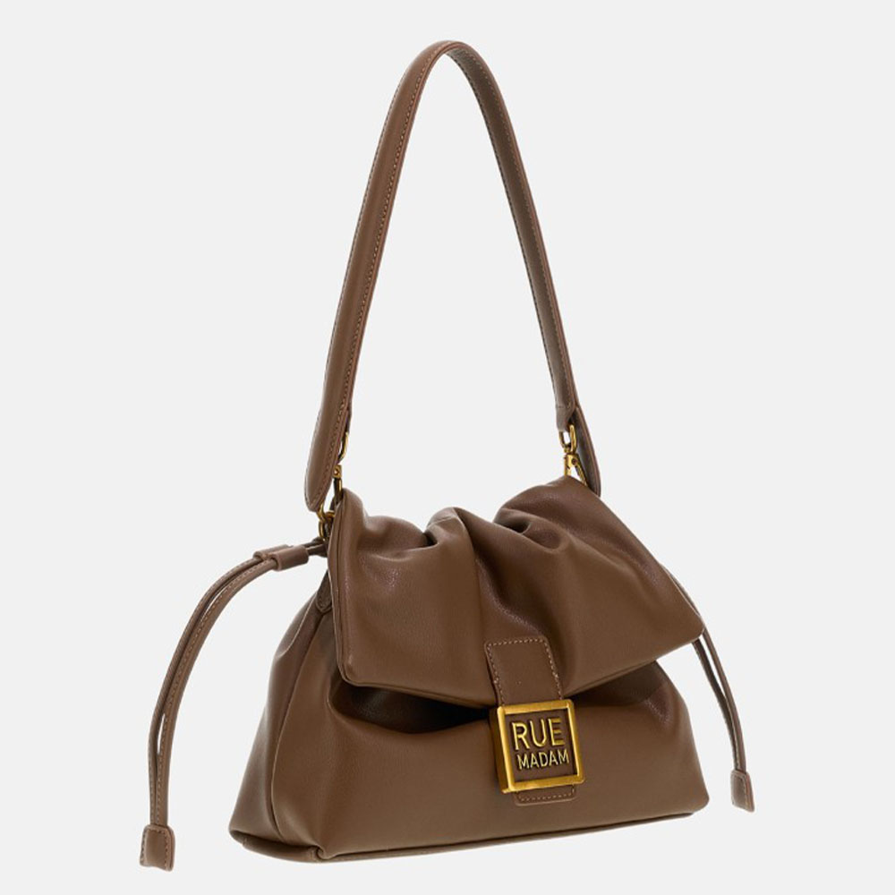 Bolso Rue Madam marrón asa hombro | Carrilé foto 2