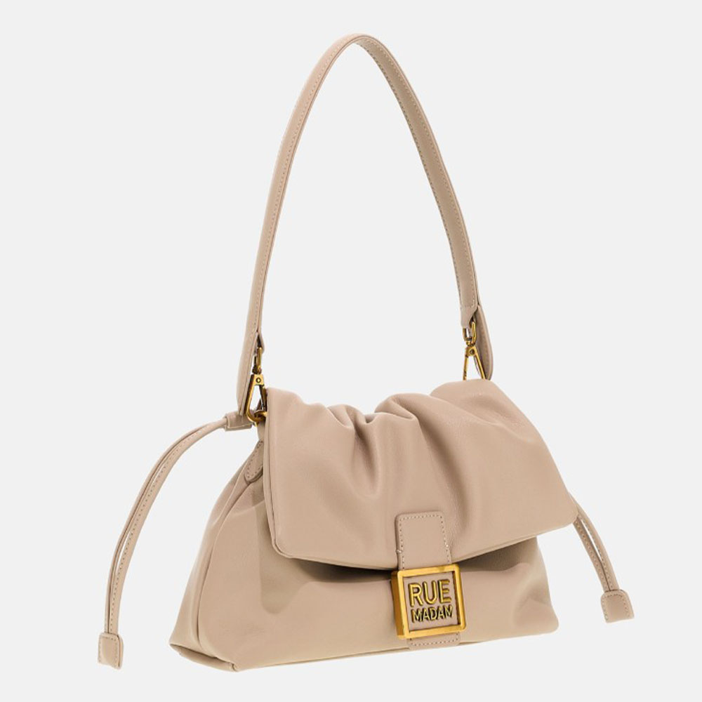 Bolso taupe asa y solapa Rue Madam | Carrilé foto 2