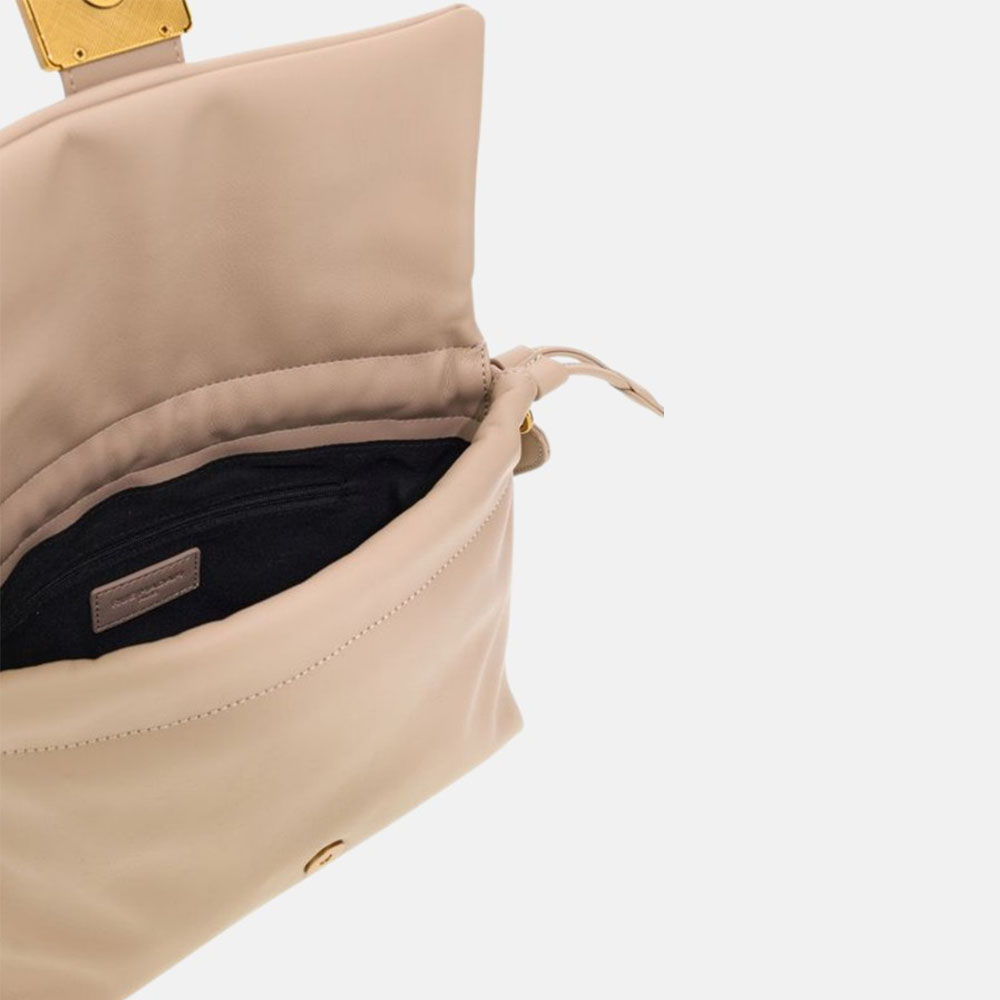Bolso taupe asa y solapa Rue Madam | Carrilé foto 3