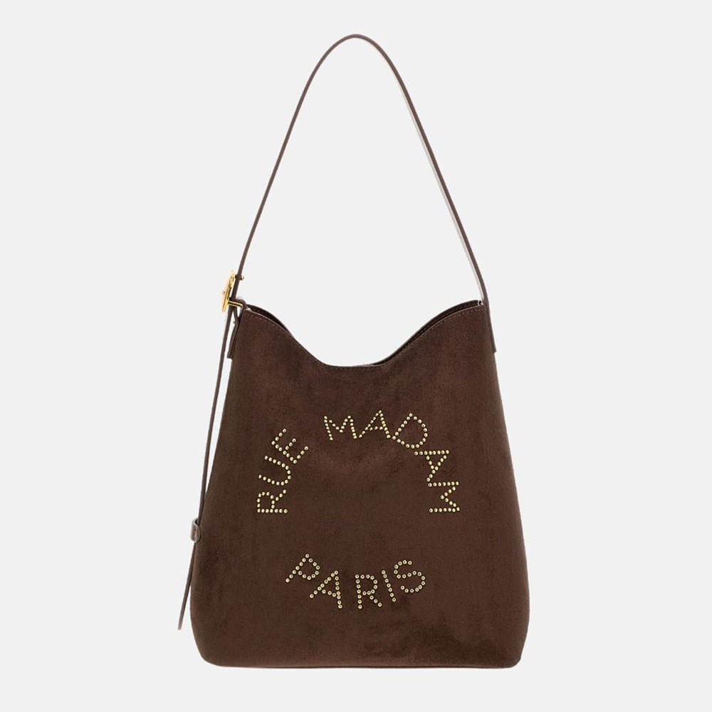 Bolso tipo cubo marrón asa Rue Madam Le Sac 