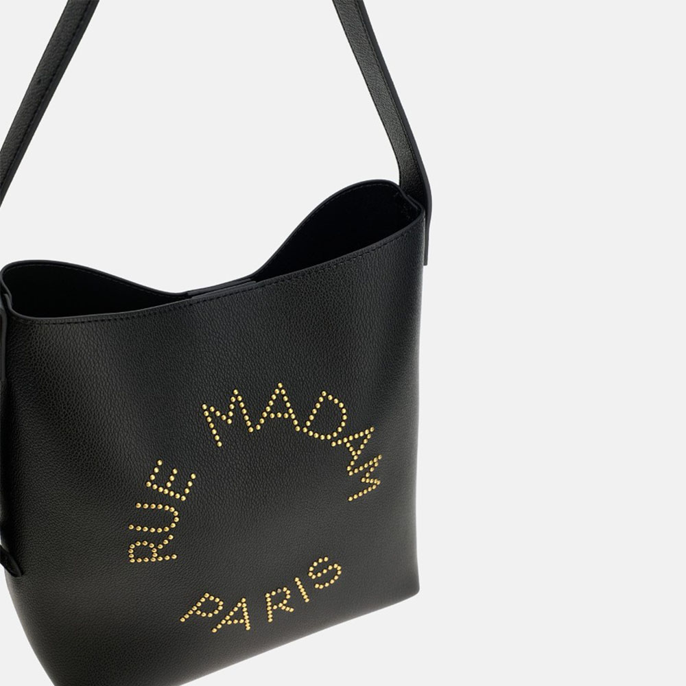 Bolso saco negro asa Rue Madam | Carrilé foto 3