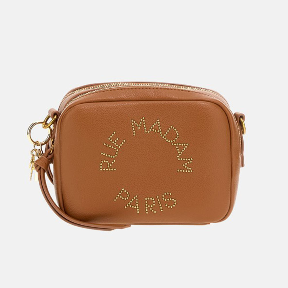 Bolso cruzado cuero doble cremallera Rue Madam La Camera