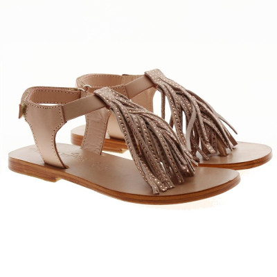 Sandalia dedo flecos Oca Loca 7501 09 Taupe