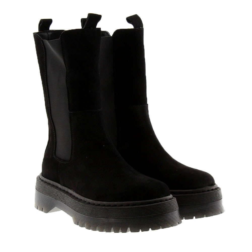 Bota Chelsea elásticos plataforma dentada Alpe 4352