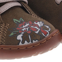 Zapatillas con flores
