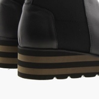BOTINES CON PLATAFORMA A RAYAS