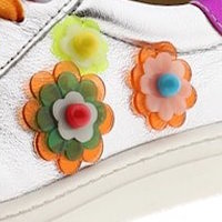 Zapatillas con flores