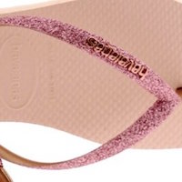CHANCLAS CON PURPURINA EN LA TIRA