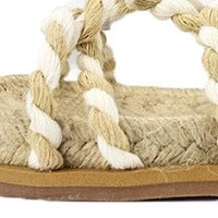 Sandalias yute trenzado