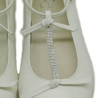ADORNO DE STRASS Y LAZOS