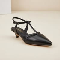 Tacón bajo cómodo y elegante