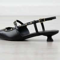 Tacón bajo cómodo para vestir