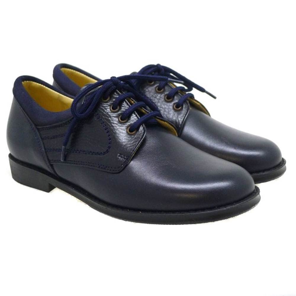 Zapatos cordón especial plantillas Mendivil 30500 Azul
