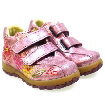 Zapato Sport Tipo Bota Niña Naturino 1728 Rosa