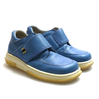 Zapato deportivo velcro niño azulón oferta