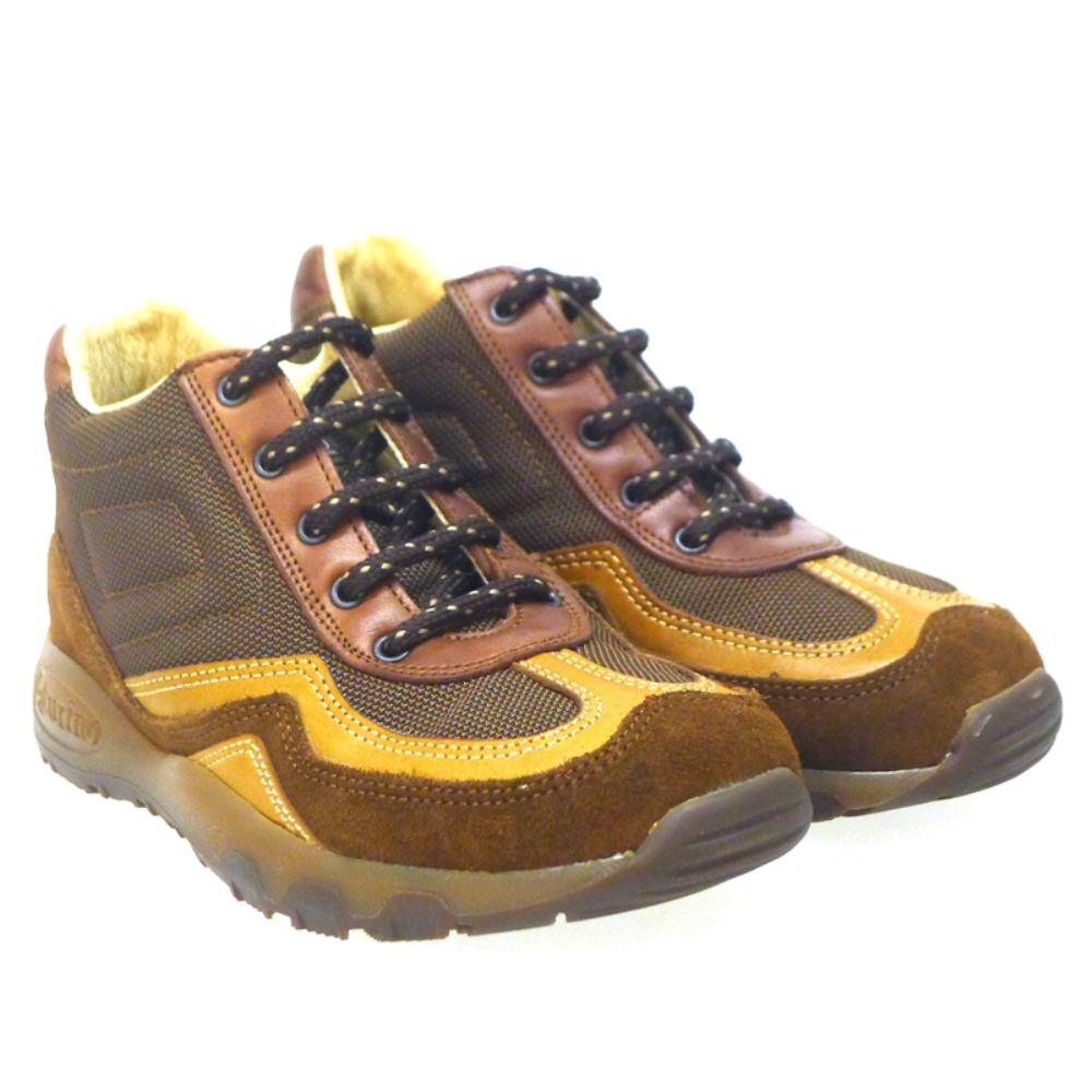 Bota tipo montaña Cordon piel Naturino Rice