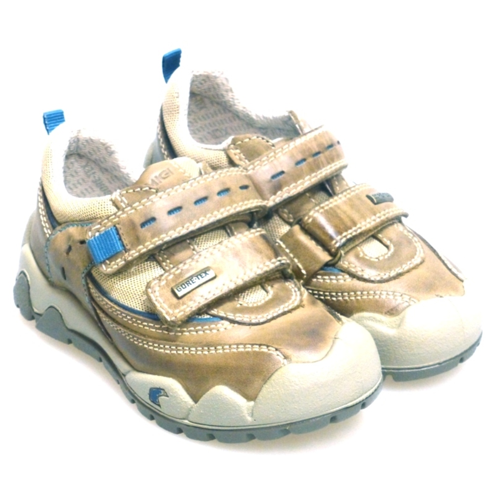 Depotivas velcros forro Goretex color cuero y azul Primigi Ares