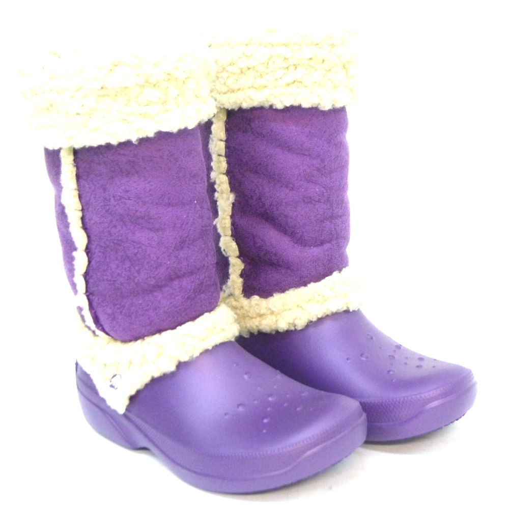 Bota descanso barata Crocs Nadia Violeta