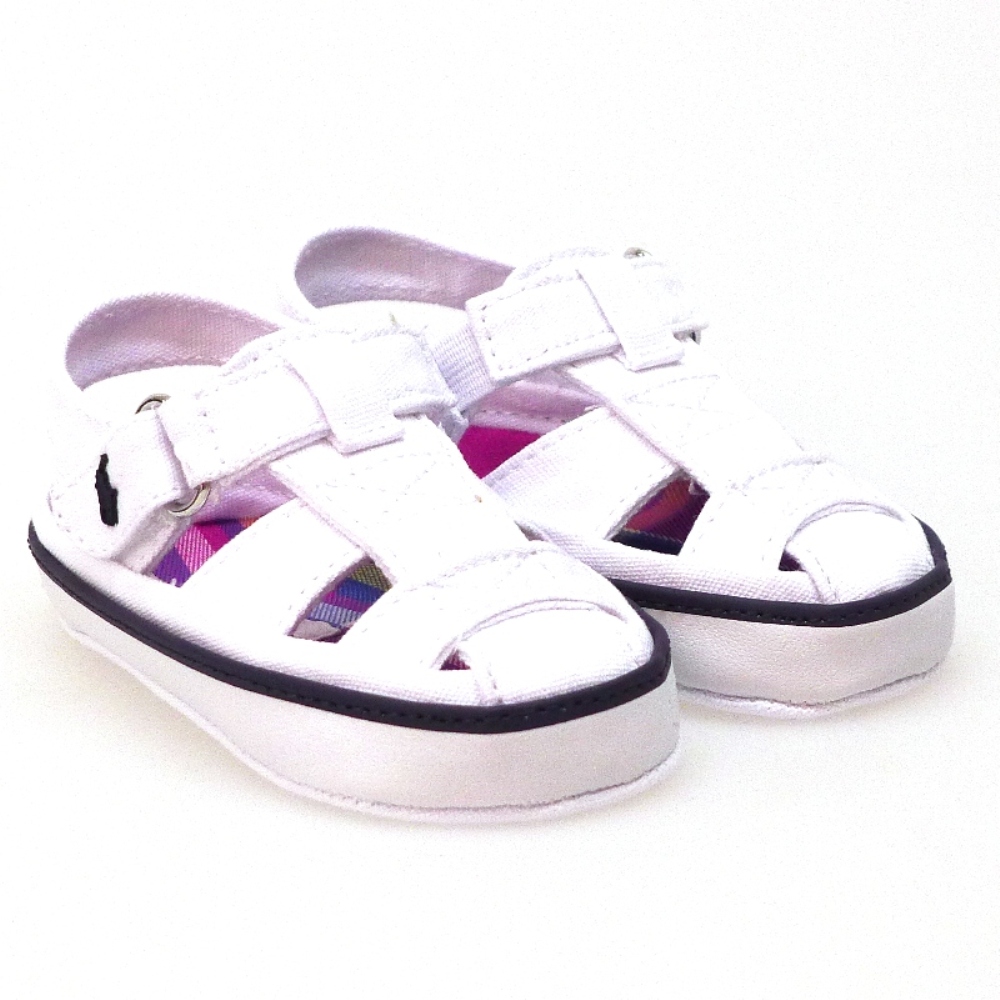 Sandalia bebé algodón cerrada Ralph Lauren Fisherma  