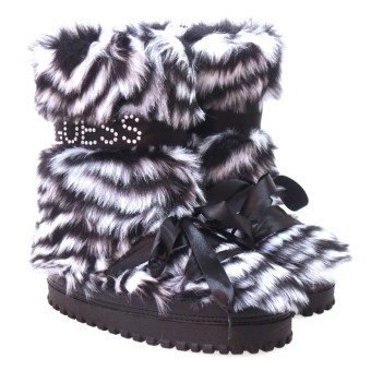 Bota De Descanso Pelo Guess Chalet Zabra Fur