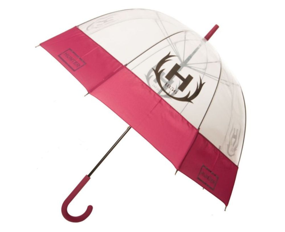 Paraguas transparente rojo Hunter Original 