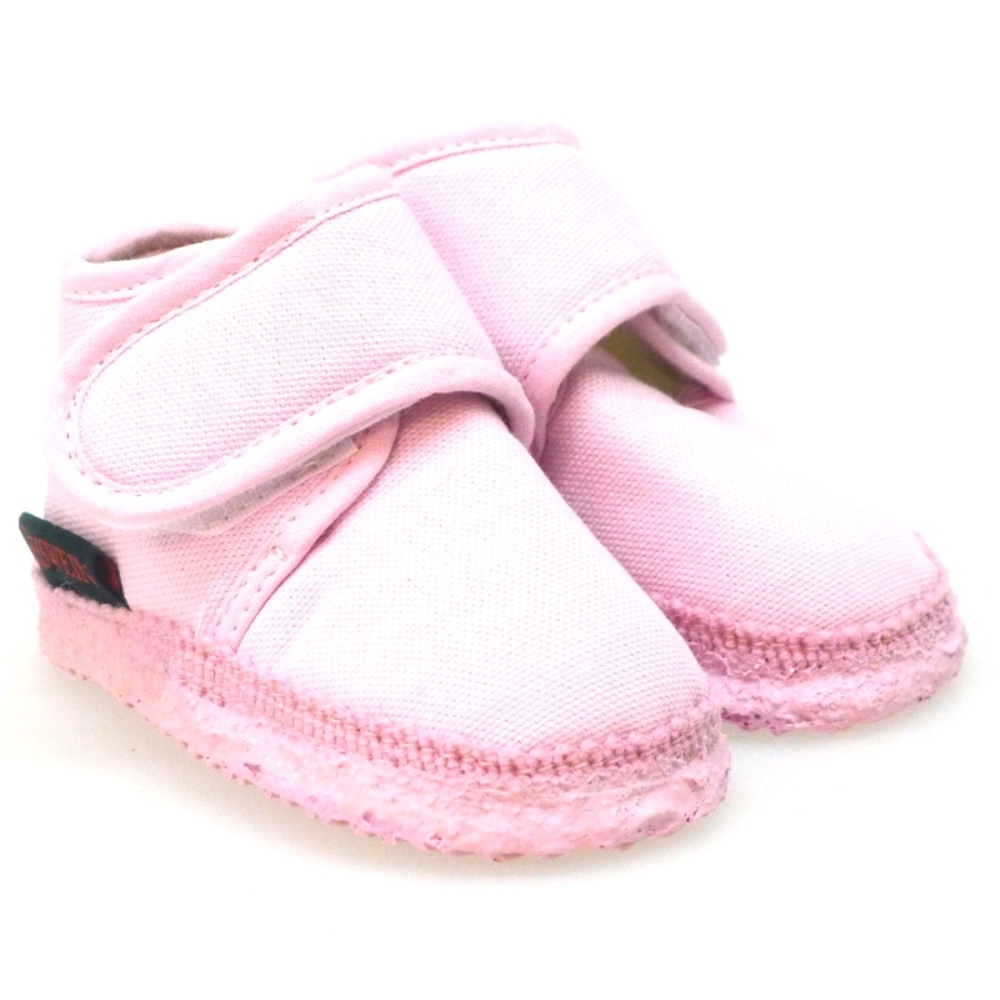 Bota Estar Por Casa Con Velcro Giesswein Konstanz Rosa