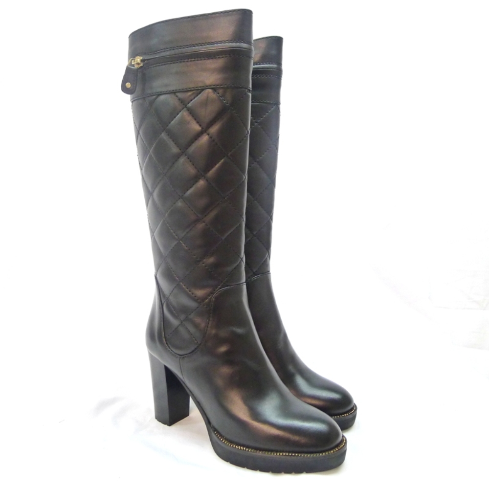 Bota tacón caña alta Bruno Premi F4404X Negro