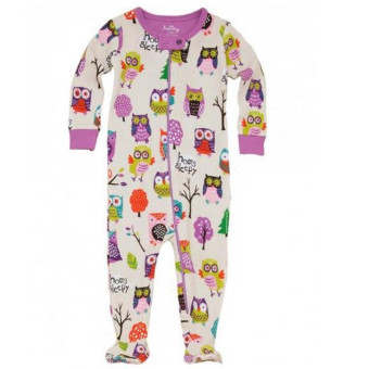 Pijama Mono Hatley Dr5owls001 Blanco Buhos