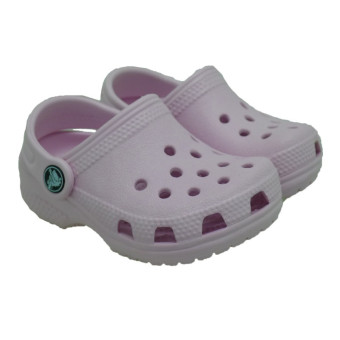 Zuecos piscina bebé Crocs 11441 Littles Rosa