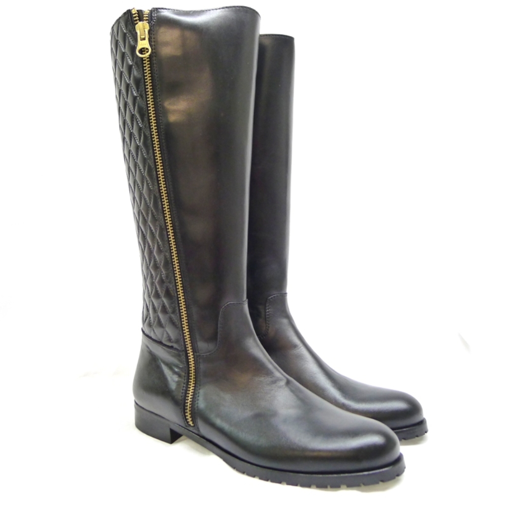 Botas mosqueteras con tacón de cuña a la medida